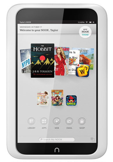 Barnes and Noble 7" tablet Nook HD