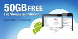 box 50gb free space for android