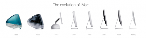 evolution of the iMac now with Fusion Drive