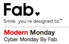 Cyber Monday Deals from Fab