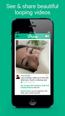 Vine App for iPhone Screenshot