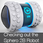 Checking out the Sphero 2B Robot at #CES2014 (Video)