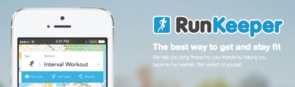 runkeeper app website screenshot