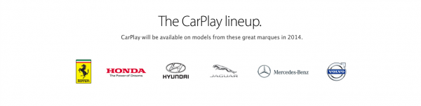 apple carplay which cars 2014
