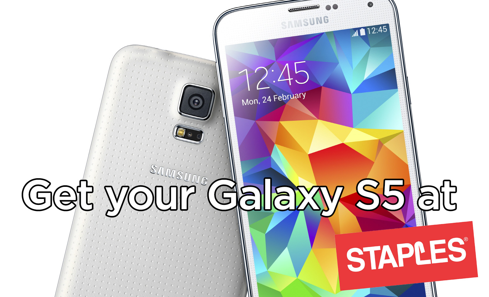 Get the Samsung Galaxy S5 at Staples, and check out their trade-in offer - Mario Armstrong